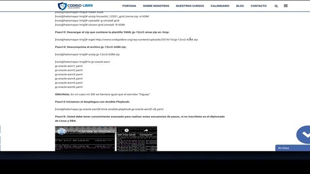 Dba Ansible Oracle ASM CentOS 7x En VirtualBox... con Audio смотреть онлайн