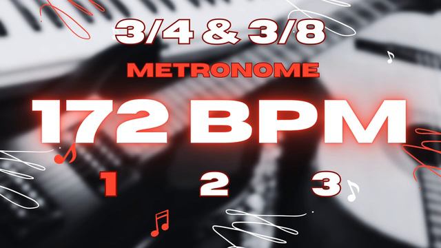172 BPM - 3/4 & 3/8 Metronome смотреть онлайн