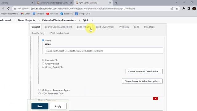 Use Properties file for Extended Choice parameters in Jenkins job | Read values from property file смотреть онлайн