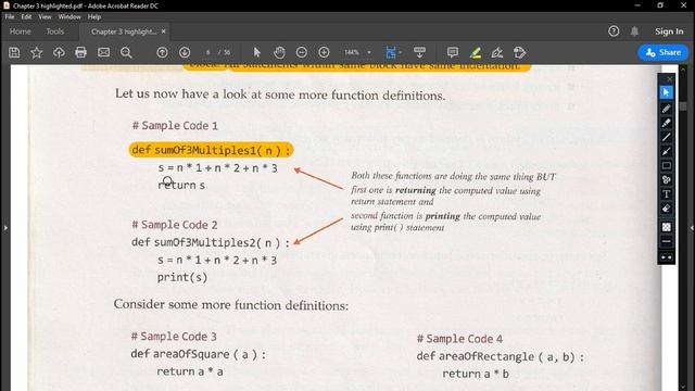 Chapter - 3 : Working with Functions || 2 - Defining Functions || CS with Python Class 12 смотреть онлайн