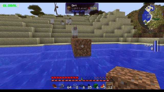 Minecraft - Новый летсплей! Осушил море! #4 смотреть онлайн
