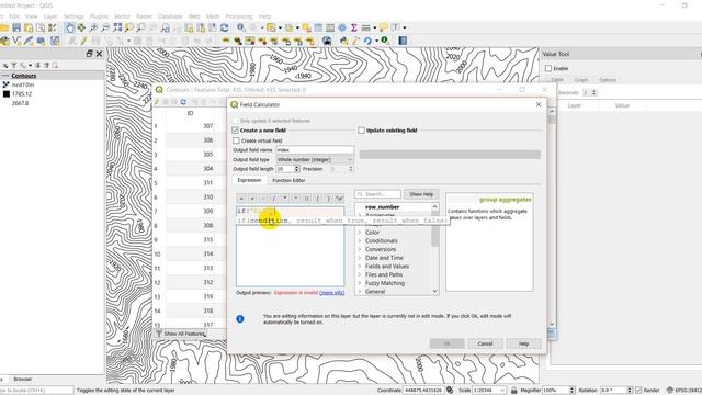 QGIS Contours and Contour Labels смотреть онлайн