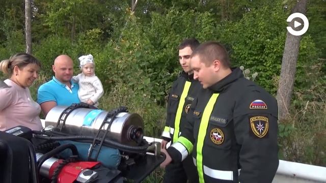 Сотрудники МЧС и байкеры из Пензы провели мероприятие для детей смотреть онлайн