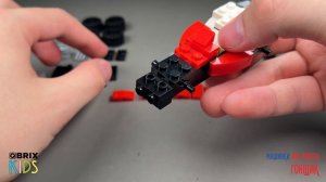 Собираем машинку Гонщик из конструктора QBRIX KIDS