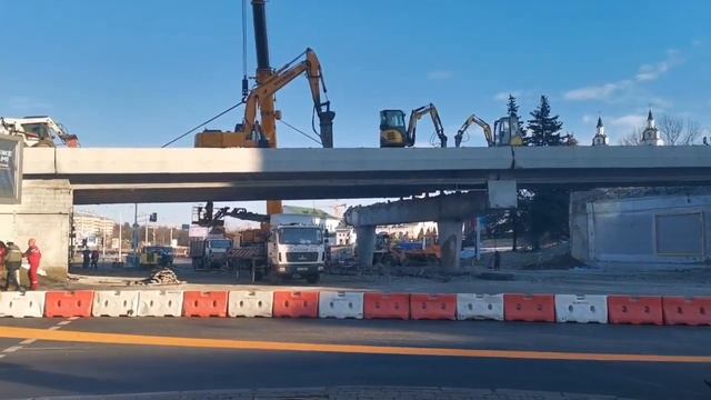 Ремонт путепровода на Немиге смотреть онлайн