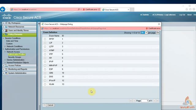 dynamic vlan assign with Cisco ACS part 1 смотреть онлайн