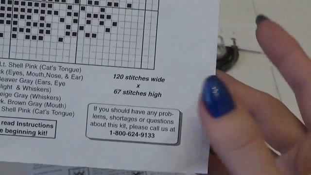 Обзор набора для вышивки крестом 