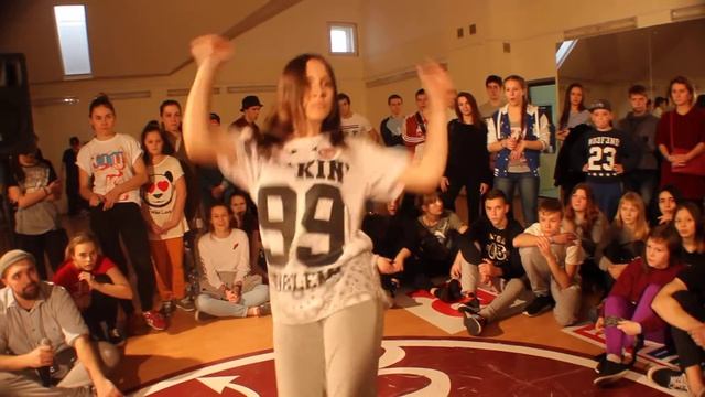 ТОЧКА РОСТА|1/8 HIP HOP BEG|Буленок Женя vs Спатарь Юля смотреть онлайн