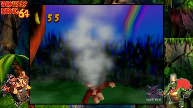 Donkey Kong 64 - Fungi Forest - Donkey Kong - All 100 Yellow Banana Locations смотреть онлайн