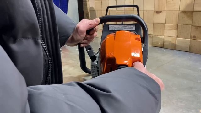 Новинка! STIHL MS 172 C-BE. Первый запуск и пиление! смотреть онлайн