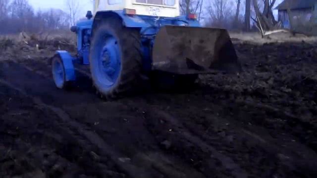 Самодельный ковш на заднюю навеску ЮМЗ