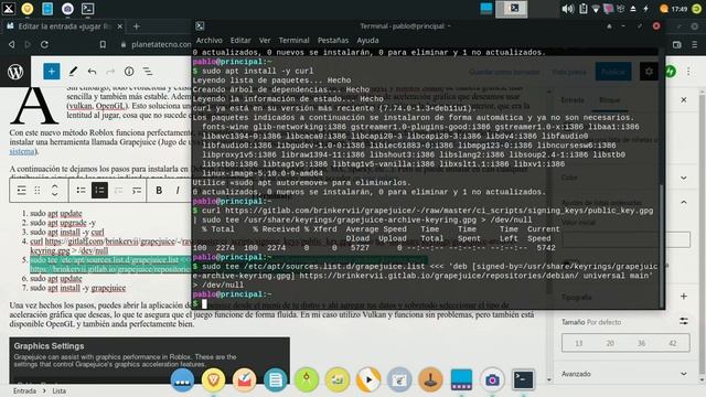 Como jugar Roblox en Linux súper fácil, rápido y estable (sirve para Plan Ciebal) - ¡Nuevo 2022! смотреть онлайн