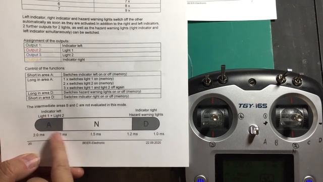 Beier RC-SM-4 Mode 12 - Indicator (automatic shutdown), hazard warning lights, light 1+2 смотреть онлайн