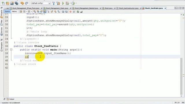 Stock Management Static-Java OOP Programing смотреть онлайн