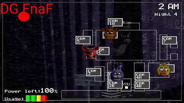 Фнаф от 1 до 5 ночи (6 ночь доп.) смотреть онлайн