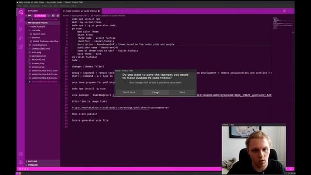 My custom VS Code theme and how you can create yours смотреть онлайн