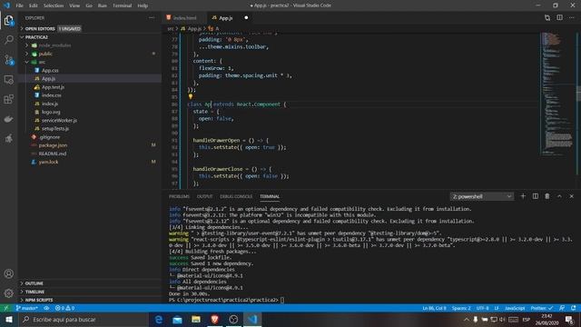 Drawer Navigation React js con Material UI смотреть онлайн