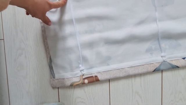 Римская штора Саверта ТОМДОМ Как повесить. смотреть онлайн