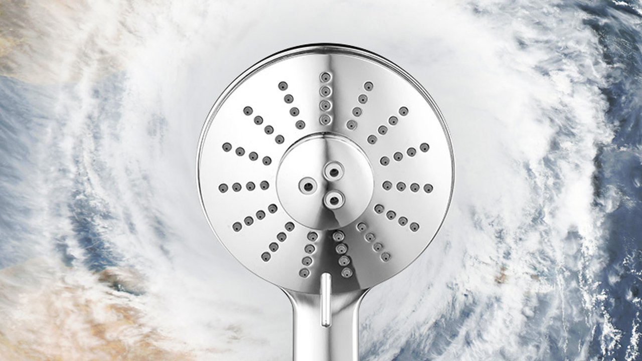 Распаковка душевой лейки диаметром 111 мм с тремя режимами Swedbe Calypso 5051 смотреть онлайн