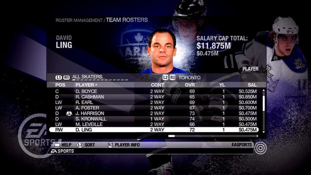NHL 09 Toronto Marlies Overall Player Ratings смотреть онлайн