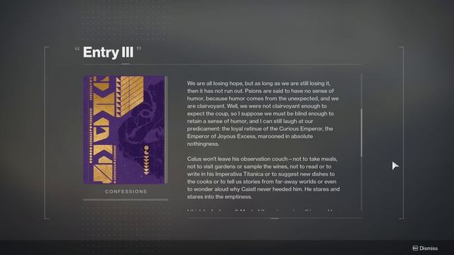 Entry 3 The Menagerie Lore Location Destiny 2 смотреть онлайн