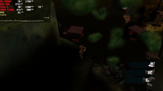 Psychonauts Ryzen 4500U Vega 6 1080p смотреть онлайн