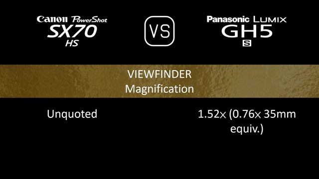 Canon PowerShot SX70 HS vs. Panasonic Lumix GH5S: A Comparison of Specifications смотреть онлайн