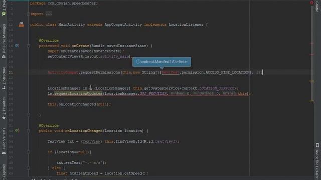5 Minute Speedometer In Android Studio