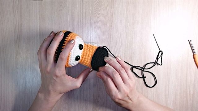 Тигр вязаный крючком / 2 часть / Голова смотреть онлайн