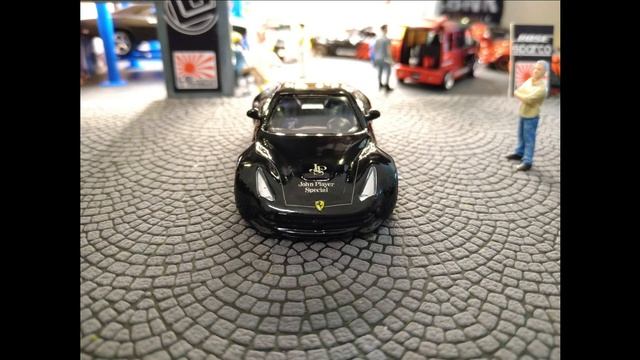 1/64scale kyosho Ferrari F12 berlinetta JPS custom смотреть онлайн