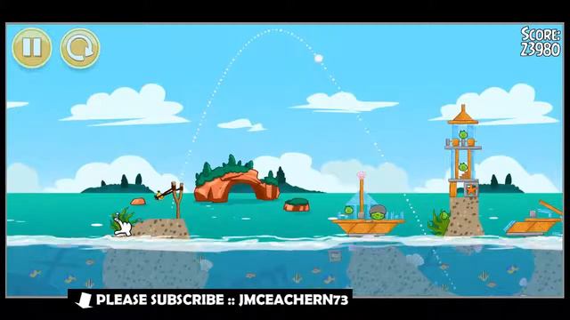 Angry Birds Seasons :: Season 2 :: Piglantis :: Level 1-14 :: 3 Stars :: No Cheats смотреть онлайн