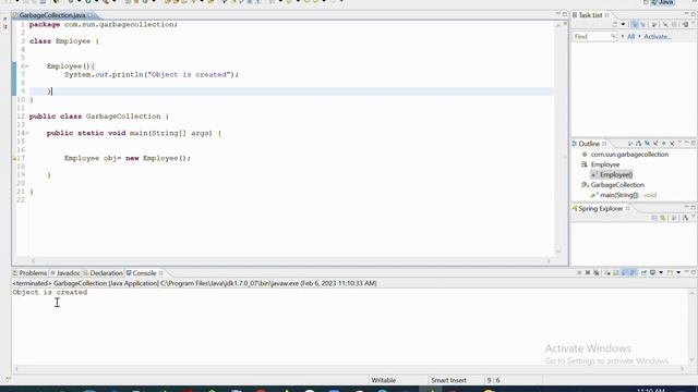 Garbage collection || Advantages || Example смотреть онлайн