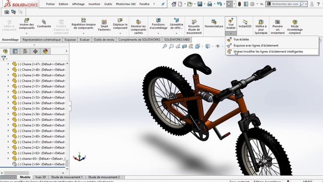 Solidworks exploded view (vue éclatée) смотреть онлайн