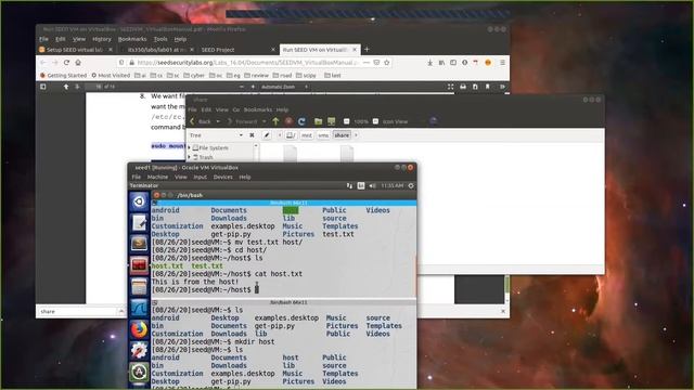 Lab01: Install Three SEED 1.0 VMs in VirtualBox 6 смотреть онлайн
