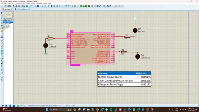 Reporte 1: Funcionamiento del Circuito en Proteus Equipo 2 смотреть онлайн