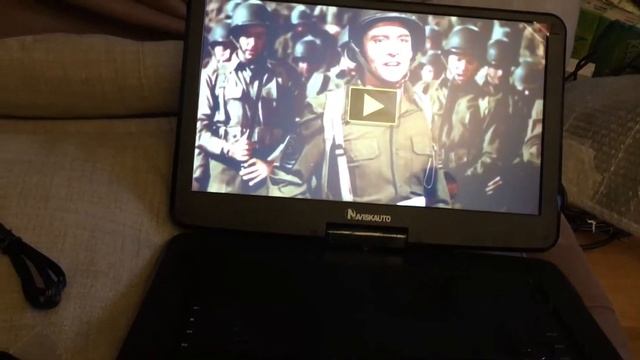 NAVISKAUTO HD 15.6 Inch Portable USB, SD, and DVD Player 1080 смотреть онлайн