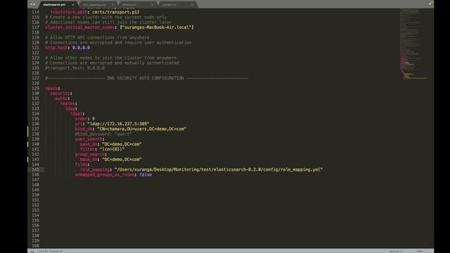 LDAP user authentication - elasticsearch смотреть онлайн