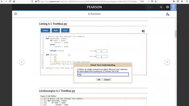 Daniel Liang Python Section 6.2 смотреть онлайн