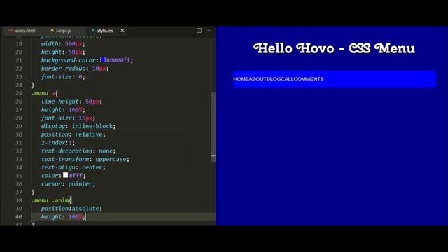 LavaLamp CSS Menu / HTML 5 CSS 3 / Cкользящий эффект для меню при наведении смотреть онлайн