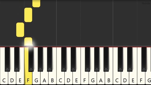 Wednesday Plays The Cello - BEGINNER Piano Tutorial смотреть онлайн