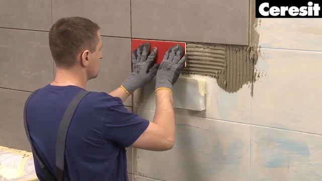 Применение эластичного клея для плитки Ceresit CM17 смотреть онлайн
