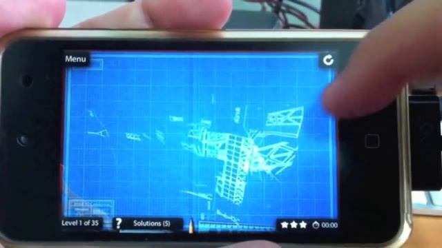 Blueprint 3D - Amazing 3D motion puzzle game! iPhone App Review! смотреть онлайн