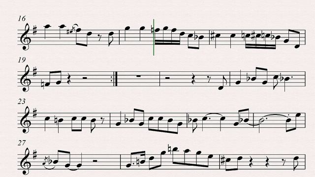 Mancini Baby Elephant Walk Tenor Sax Clarinet Backing Track and Sheet Music смотреть онлайн