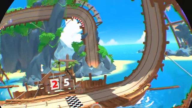 VR Tiny Trax racing смотреть онлайн