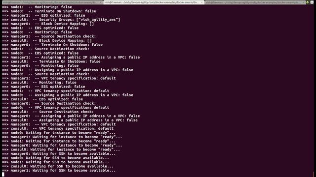 Docker Swarm on AWS - using Vagrant and Ansible смотреть онлайн