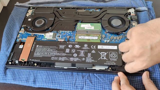 HP Omen 15 2020 SSD and RAM upgrade - Disassembly Guide смотреть онлайн