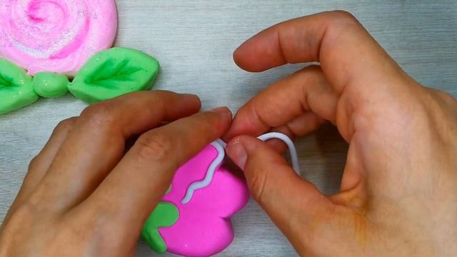 воздушный пластилин/БУКЕТ/из легкого пластилина смотреть онлайн