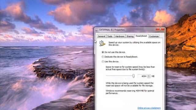 ready boost in windows 7 смотреть онлайн