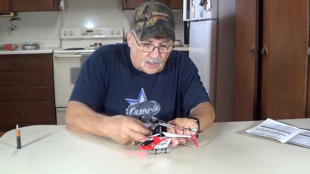 Syma S107G R/C Helicopter with Gyro Red Unbox Fly