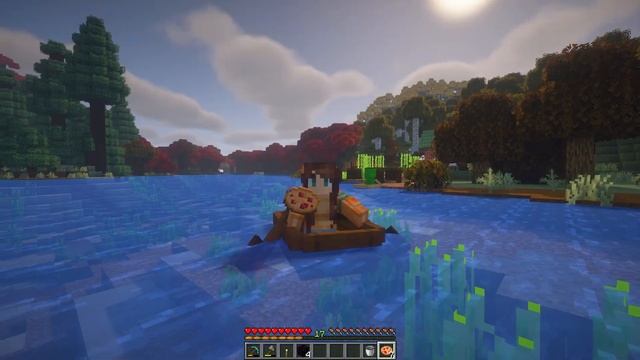 A cute Autumn Pumpkin farm! Minecraft 1.20 Survival Let's Play Episode 2 смотреть онлайн